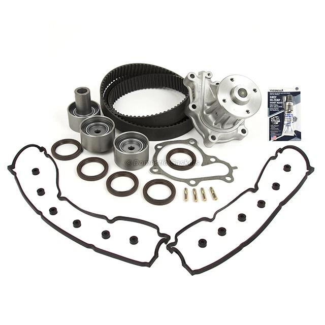 Kit de correa de distribución junta de bomba de agua para Nissan 300ZX Turbo 3.0 DOHC VG30DE 90-96 Foto 4 de 4