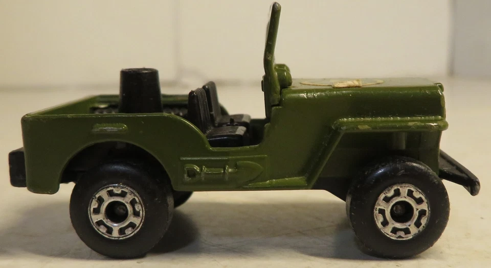 Vintage Matchbox Superfast Military Jeep Army Green #38 Lesney England 1976 Toy - Image 2 of 4