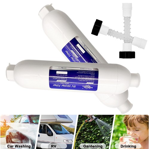 RV Inline Water Filter System fit for RV,Camper,Travel Trailer,Boat,Marine,10pcs - Picture 3 of 16