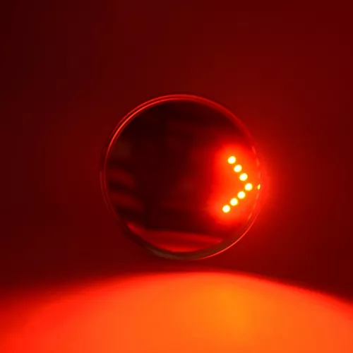 Par de espejos retrovisores convexos señal de giro LED RH & LH para auto Chevy 66-72 - Imagen 3 de 12