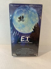 RARE E.T. THE EXTRA-TERRESTRIAL 1982 VHS TAPE MCA FACTORY SEALED GREEN FLAP