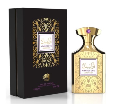 AL FARES'S ''ARABESQUE AMETHYST'' 3.4 fl oz Eau De Parfum