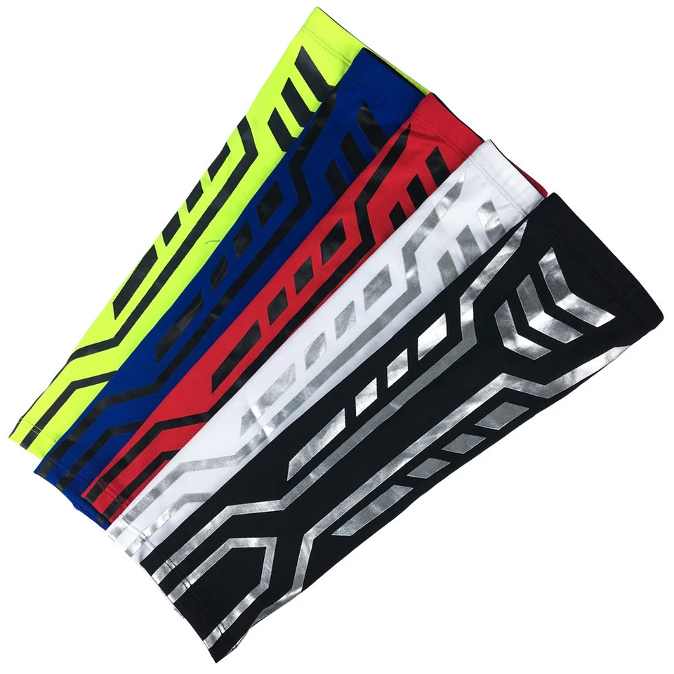 Sports Elastic Arm Sleeve Protective Gear Basketball Volleyball Arm Cover 1 PC - Image 3 of 4