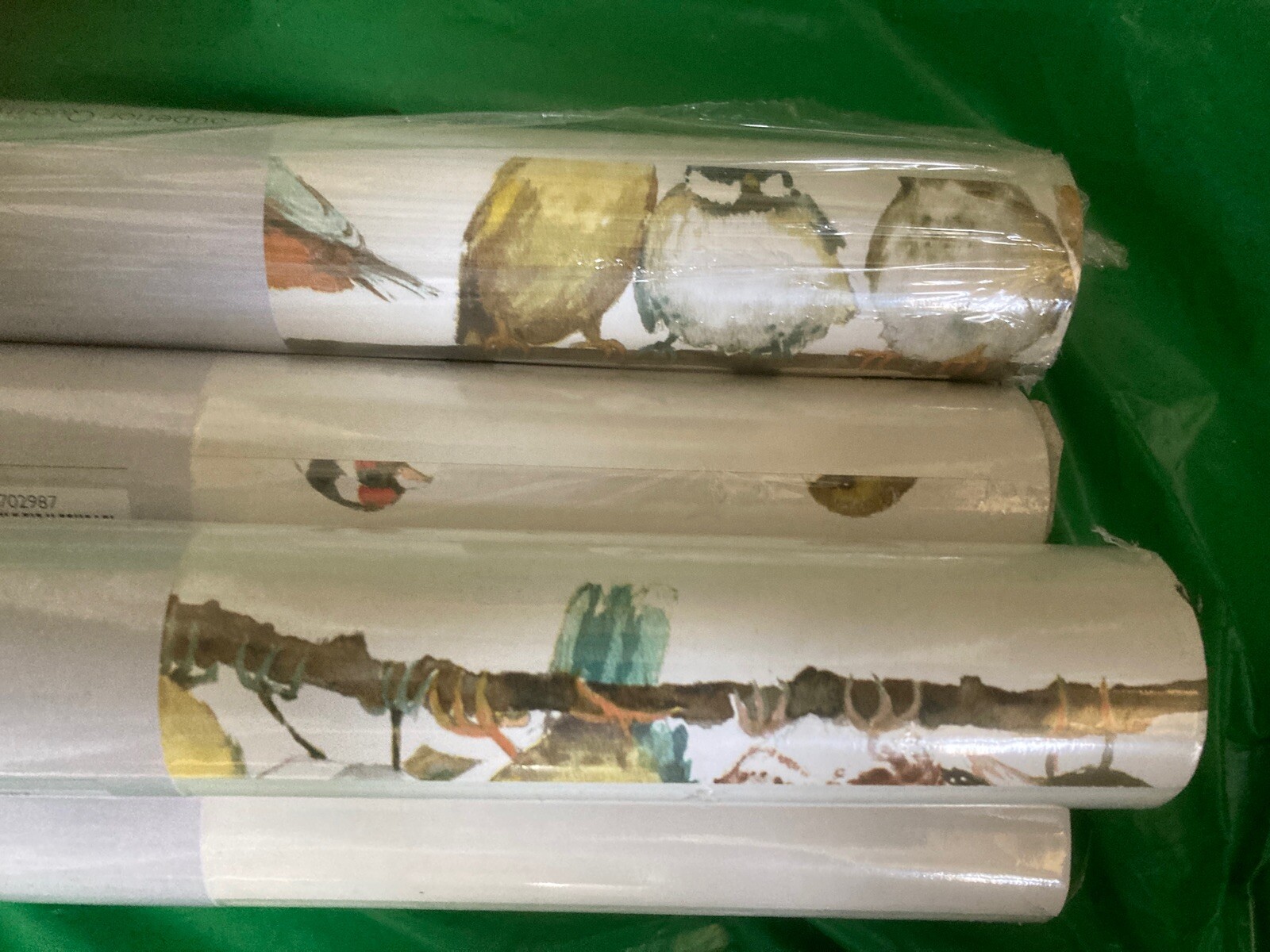 Laura Ashley Garden Birds Wallpaper, Extremely Rare FreeP&P eBay