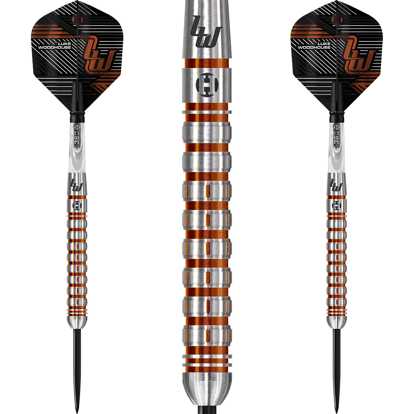 Стальные дротики Harrows Luke Woodhouse Woody серии 2 с наконечником из 90 вольфрамовой стали 14790₽