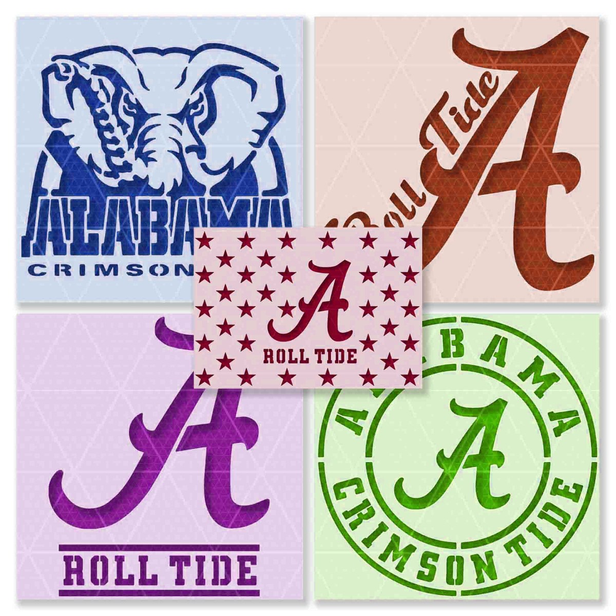 Alabama Logo Stencil