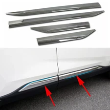 Chrome Door Side Body Molding Trim Cover For Toyota RAV4 2019-2025 Accessories