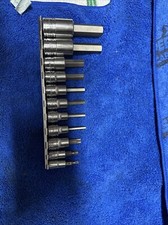 Snap On Allen Set Of 112-12 Drive 916127-38 Drive 3851614732316