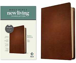NLT Thinline Reference Bible with Filament Enabled Leather Bound in Very Good Condition