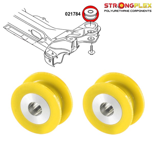 Busches Unterchassis Vorne Rechts Links Gelb Polyurethan FüR Audi A3 S3 8L TT 8N-image