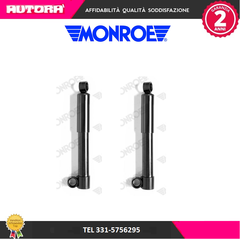 2 Ammortizzatori posteriore adatto a Fiat Panda(141) 4x4 1986  (MARCA MONROE)..