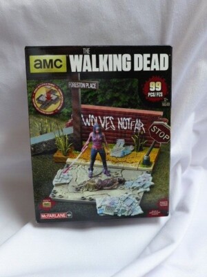 AMC Mcfarlane Walking Dead Wolves Not Far building set NEW Sweet box! Sealed!