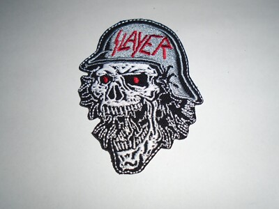 SLAYER IRON ON EMBROIDERED PATCH