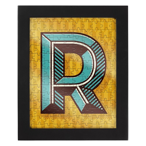 Ridley S Initial Letter R 150 Piece Jigsaw Puzzle With Frame Big New In Box Ebay