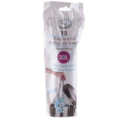 Tidyz Extra Strong Swing Bin Liners 30L 15 Pack UK