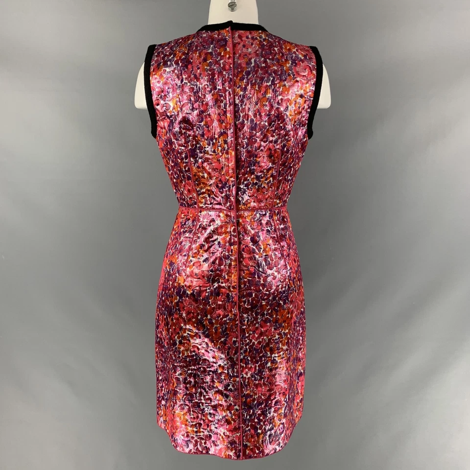 MARC JACOBS Taglia 6 Multicolore Acetato Misto Jacquard Tubino - Immagine 3 di 4