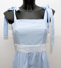 BNWOT Cotton mix Square neck Maxi Dress Size 8 UK #D8