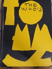 VINTAGE 1993 The Who Tommy the Musical Hardcover Book w/ CD