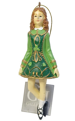Dancing Irish Girl Step Dancer Christmas Ornament Tree Decoration Gallerie II