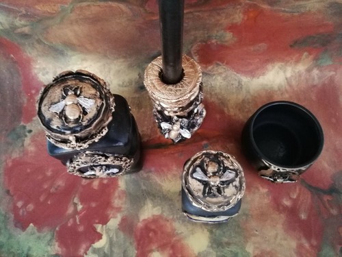 Apothecary Vintage Bottle Witchcraft Magic Potion Witch Cabinet Altar Mason Jar - Picture 5 of 24