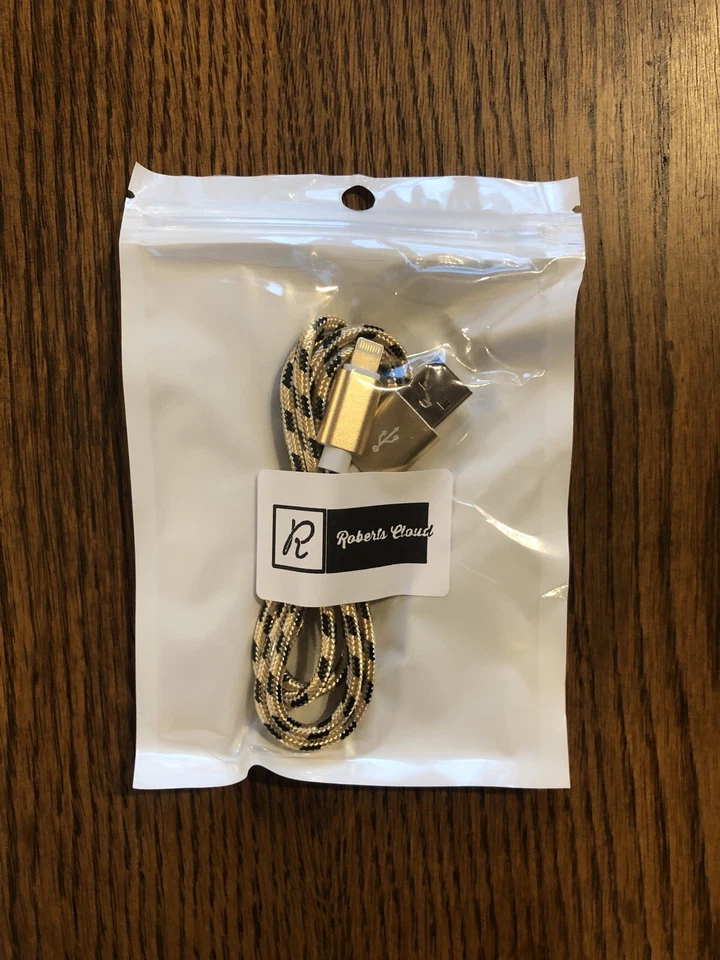 Roberts Cloud Lighting a USB, cargadores iPhone (10 dorados, 10 plateados, 10 grises) Foto 4 de 4