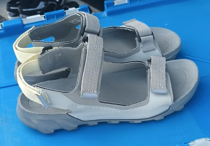 Sandali ECCO MX Onshore 3 cinghie Trooper grigi sport acquatici EU 39 donna 8 8 5