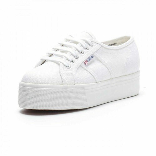 SUPERGA - Sneakers donna 2790 con zeppa e logo 3D - Push96.com