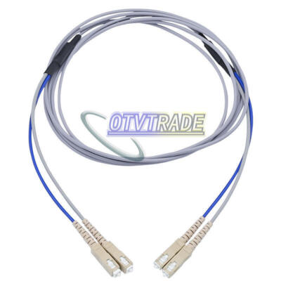 Armored Cable Fiber Patch Cord SC to SC UPC Pigtail Multi-Mode Cables Duplex 3M 