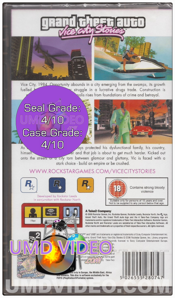 Cuban Style Gta Vice City Angell Bik PSP UMD Game Grand Theft Auto