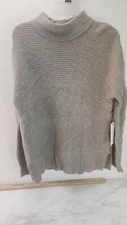 Rachel Zoe 100% Cashmere Cream Crewneck Pullover Sweater Women’s Medium D26