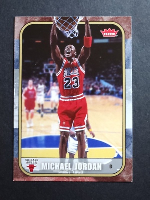 2007-08 FLEER #79 MICHAEL JORDAN CHICAGO BULLS *HOF* *NRMT/MINT 