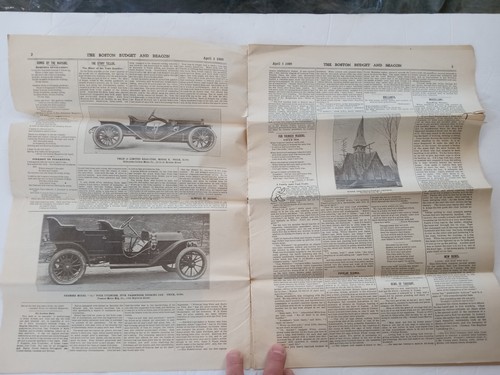 BOSTON BUDGET The BEACON Newspaper April 3, 1909 Editor William Grant James - Picture 7 of 23