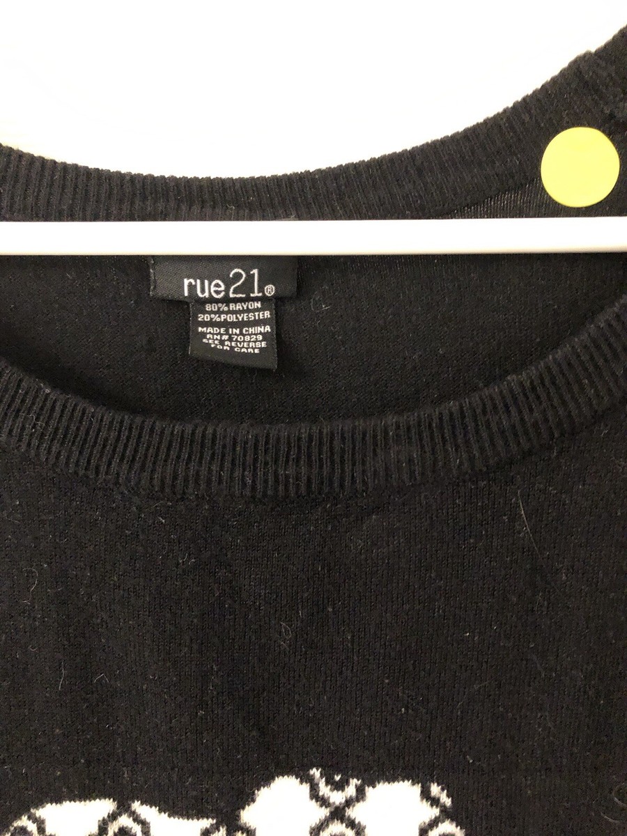 Rue 21 Black Sweater Size xl | eBay