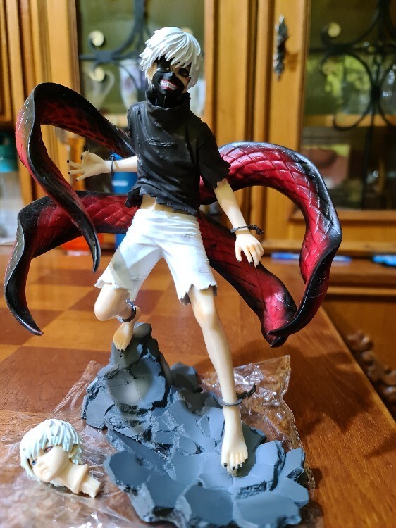EyLuL 22cm - Tokyo Ghoul Ken Kaneki Personnage PVC série modèle pou