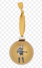 Official Taylor Swift Fearless (Taylor's Version) Album Gold Ball Ornament NEW