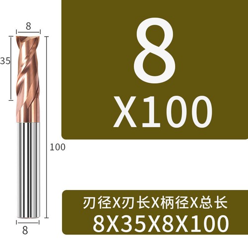 1pc 60 Degree Tungsten Steel Carbide 2 Edge Extended End Mill Cnc Machining - Picture 36 of 46
