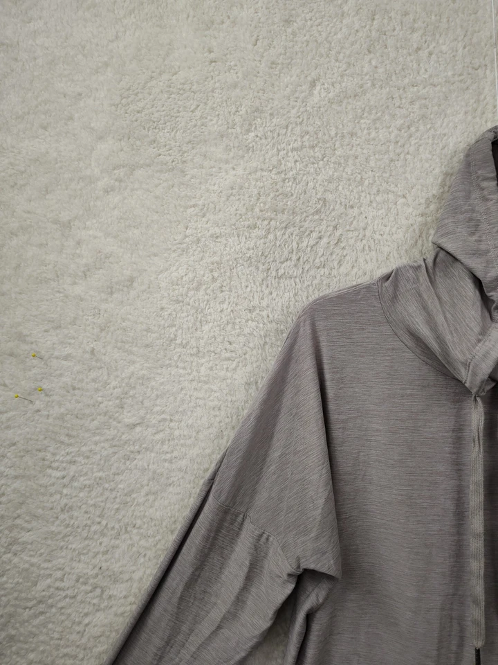 Kyodan Women Sweatshirt Large Tan Cotton Blend Long Sleeve Hooded Pullover Fit - Image 2 of 4