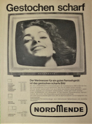 Werbeanzeige/advertisement A5:  Nordmende Fernsehgerät 1961 (WA18)