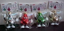 Hershey Kiss Christmas Ornament set New Sealed