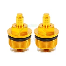 Preload Fork Cap Bolts Adjusters Covers For Harley FXR FXRS 1988-1994 39mm