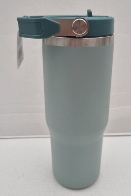 Hydrate 860ml Thermo Edelstahl Trinkflasche - Grün & Salbei