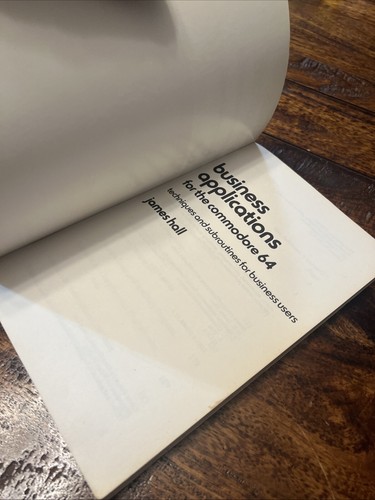 business applications for the commodore 64 by james hall - Bild 9 von 10