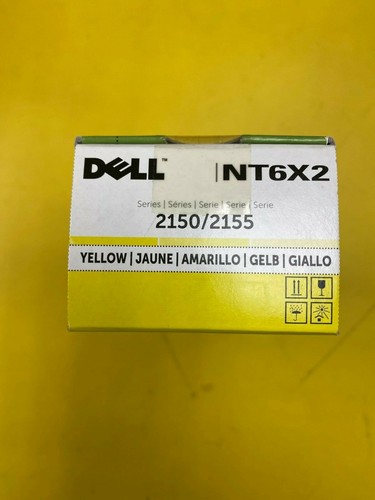 OEM Genuine Dell NT6X2 Toner Cartidge Yellow Series 2150/2155 New Sealed Box - Bild 4 von 4