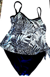 Rose Marie Reid Women's Swim Dress  One Piece Swimsuit size 14