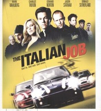 No Disc No Case ORIGINAL COVER ART The Italian Job 2003 Blu-ray Cover Wahlberg