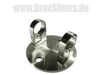 Wandanker Pfosten Halter Rohrhalter Klemmhalter Wandpfostenhalter V2A Edelstahl