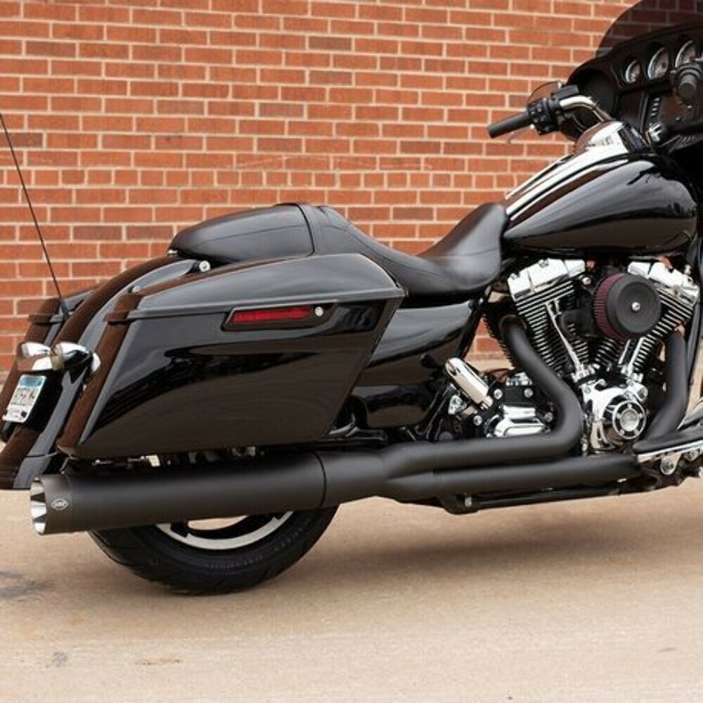 2 into 1 bagger exhaust