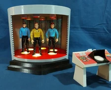 TOS Transporter with Sound Activated Lights. Star Trek Playmates sized.