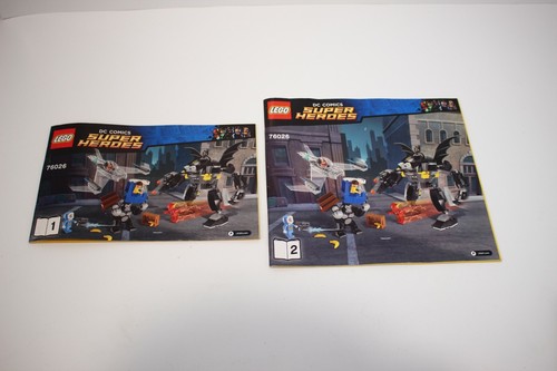 Lego DC & Marvel Super Heroes Instruction Booklet Lot of 8 MANUALS ONLY - Picture 2 of 7