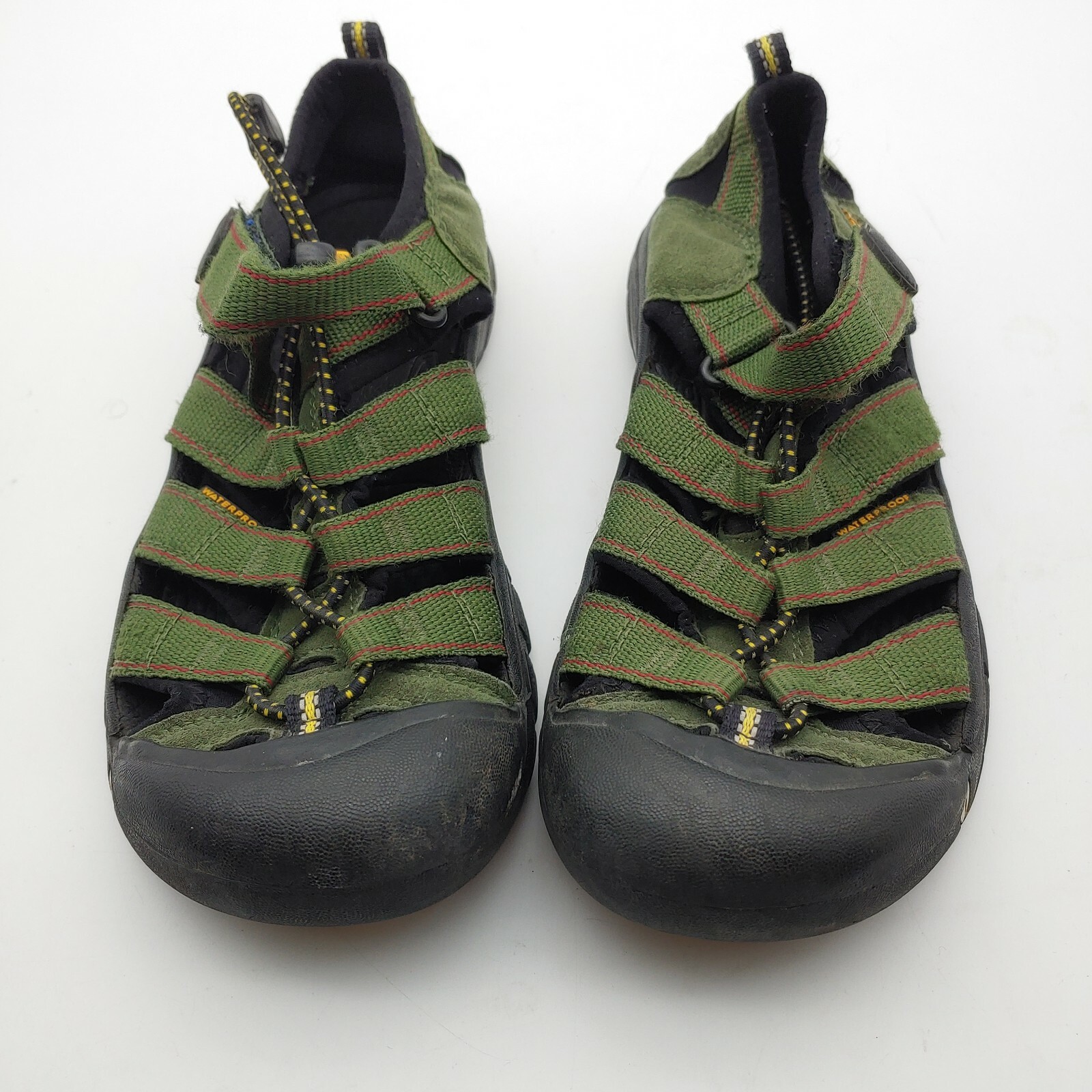 Sandali donna KEEN taglia 4 scarpe acqua sandali punta chiusa escursionismo verde elastico